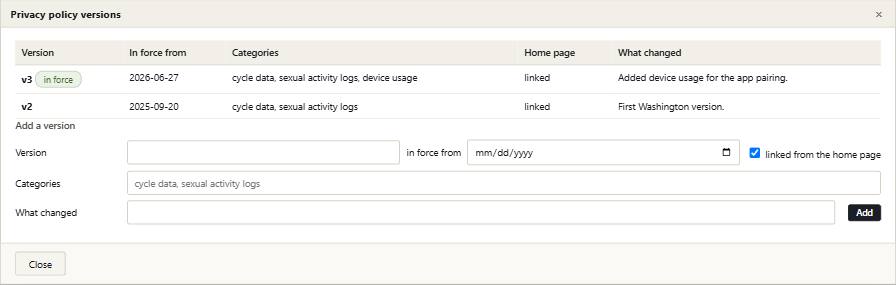 Assent with its example records in it